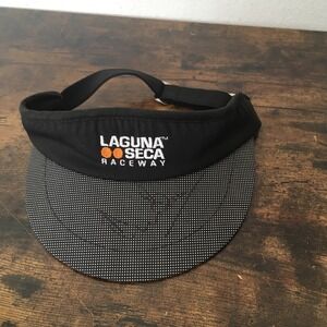 Vintage Laguna Seca Raceway Visor Cap Monterey California USA Autographed